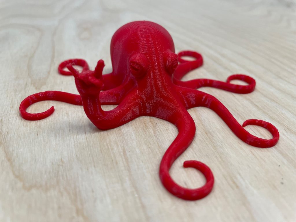 Oktopus aus dem 3D-Drucker
