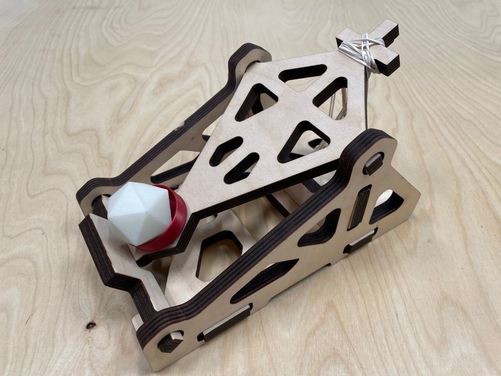 Katapult aus dem Lasercutter